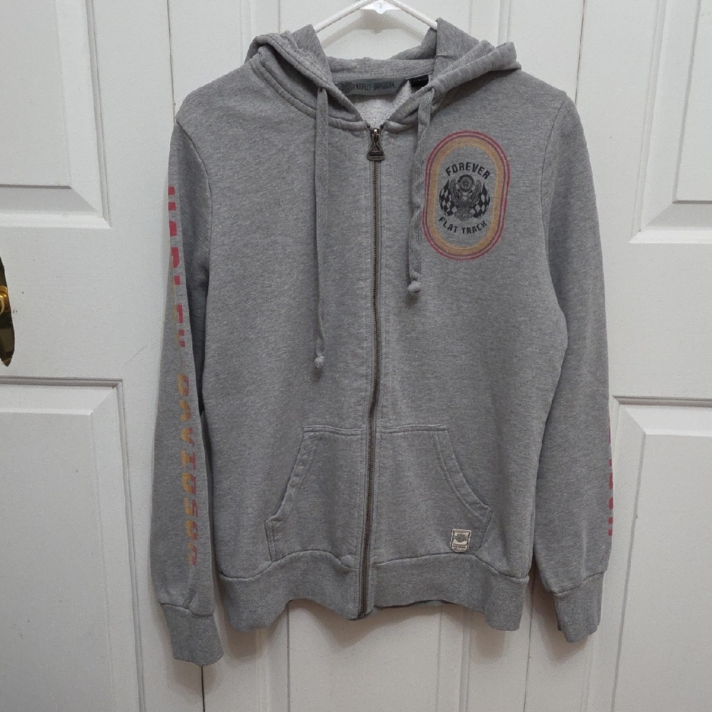 Harley-Davidson "Forever Flat Track" Full-Zip Hoodie Women's/ Large